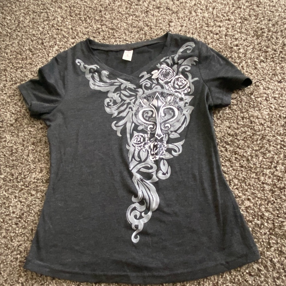Cyber grey top
